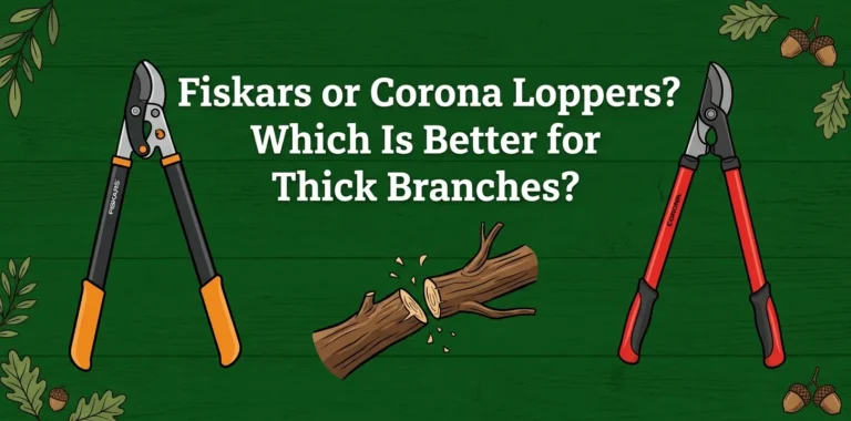 Fiskars or Corona Loppers Which Is Better for Thick Branches