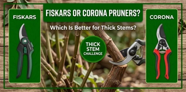 Fiskars or Corona Pruners Which Is Better for Thick Stems