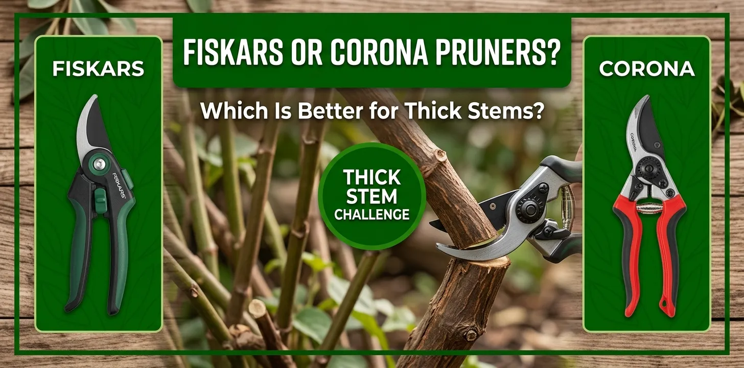 Fiskars or Corona Pruners Which Is Better for Thick Stems