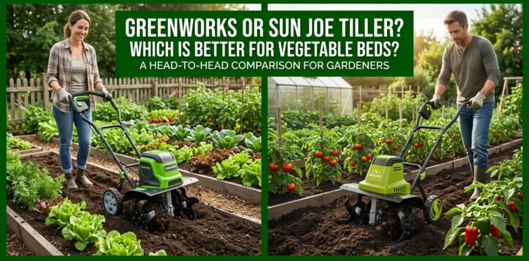 Greenworks or Sun Joe Tiller Which Is Better for Vegetable Beds