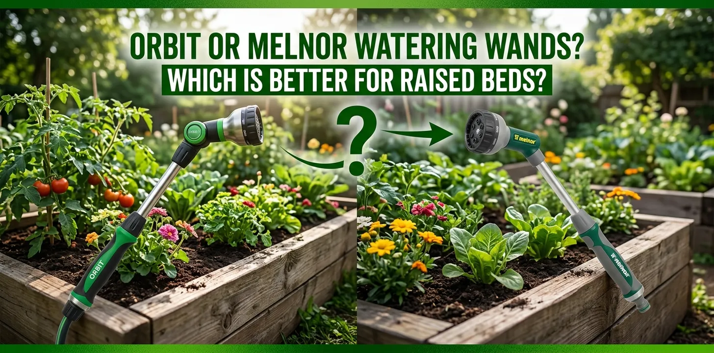 Orbit or Melnor Watering Wands Which Is Better for Raised Beds