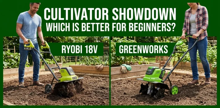 Ryobi 18V Cultivator or Greenworks Cultivator Which Is Better for Beginners