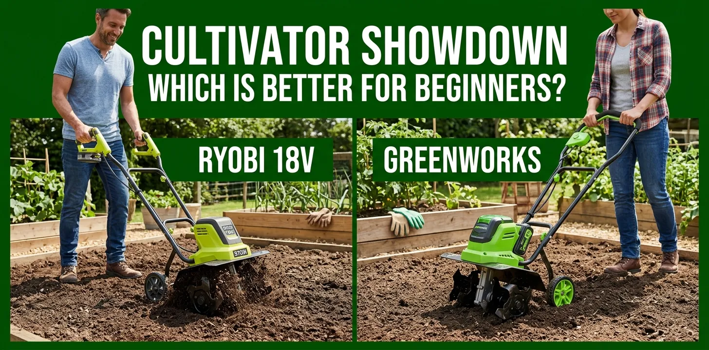 Ryobi 18V Cultivator or Greenworks Cultivator Which Is Better for Beginners