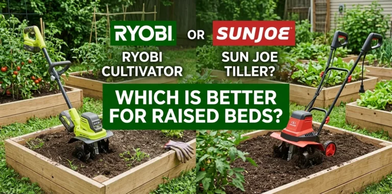 Ryobi Cultivator or Sun Joe Tiller Which Is Better for Raised Beds