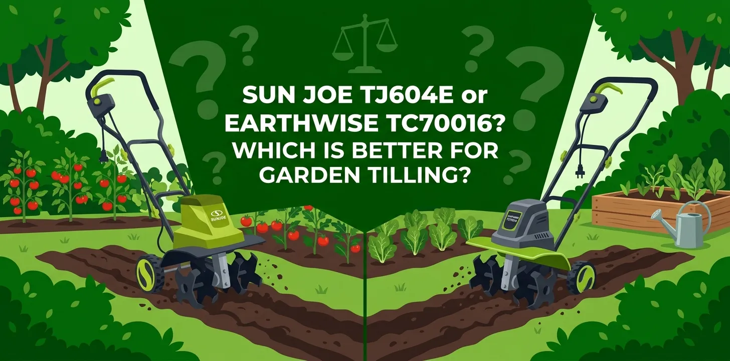Sun Joe TJ604E or Earthwise TC70016 Which Is Better for Garden Tilling