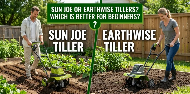 Sun Joe or Earthwise Tillers Which Is Better for Beginners