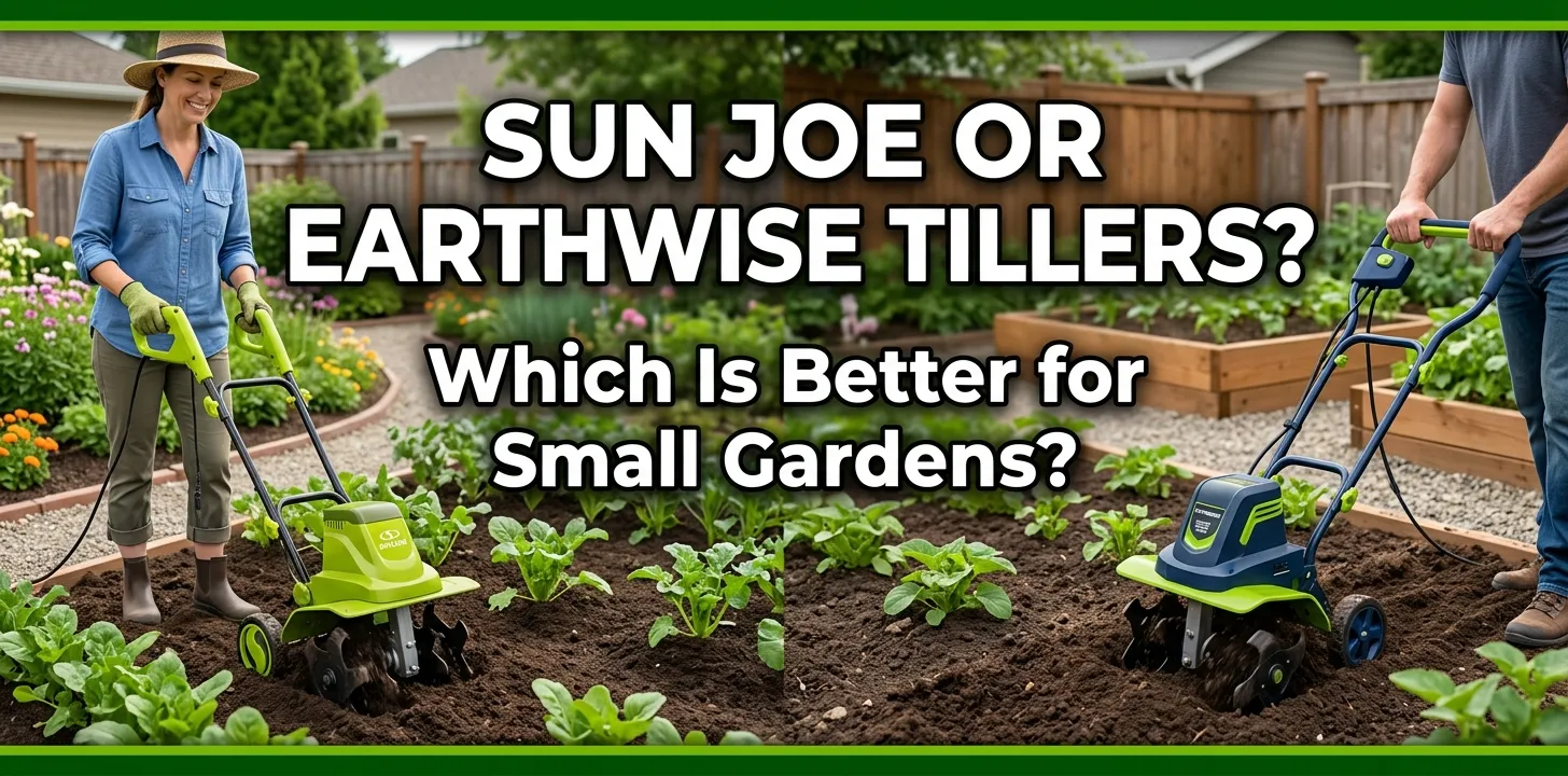 Sun Joe or Earthwise Tillers Which Is Better for Small Gardens