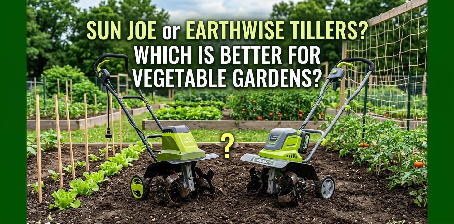 Sun Joe or Earthwise Tillers Which Is Better for Vegetable Gardens