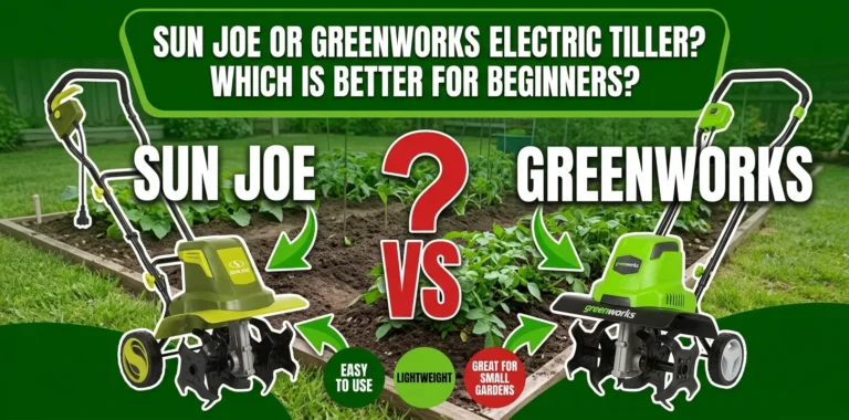 Sun Joe or Greenworks Electric Tiller Which Is Better for Beginners