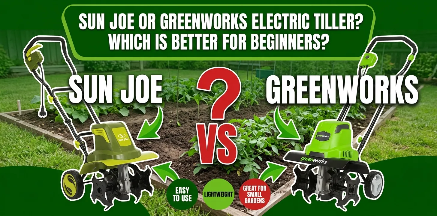Sun Joe or Greenworks Electric Tiller Which Is Better for Beginners